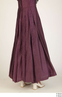  Photos Woman in Historical Dress 3 19th century Purple dress historical clothing lower body 0006.jpg